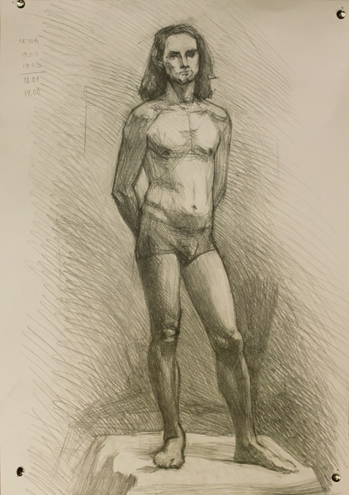 Мужская фигура рисунок 024