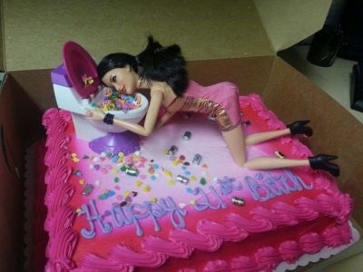 На день рождение торт для девочки на 15 лет 005