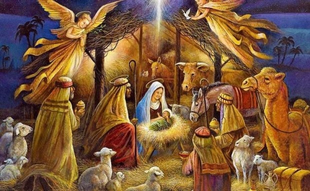 Открытки на Рождество Божьей Матери у западных христиан 012