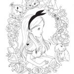 Рисунок Алиса в стране чудес 012