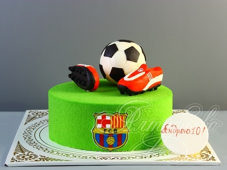 Фото торт футбольный 011