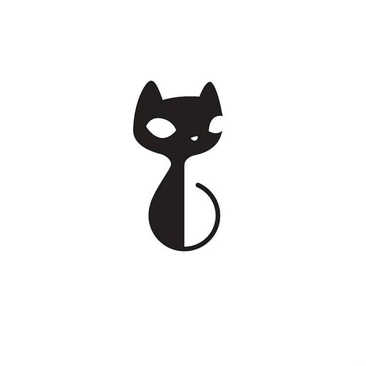 Черная кошка логотип 017