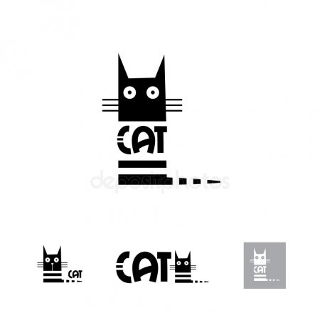 Черная кошка логотип 018