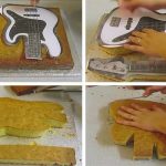 вкусный торт гитара из крема 014