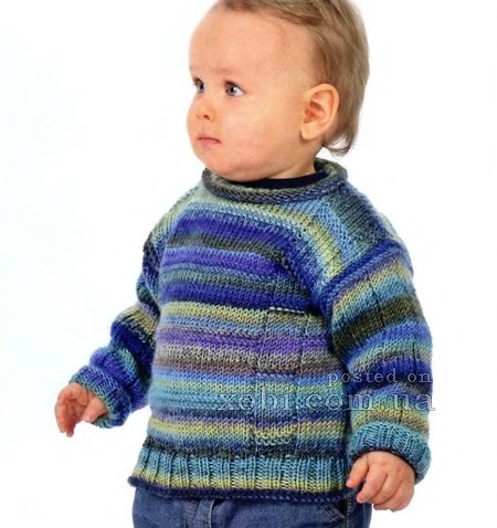 вязаные летние свитера для детей 004