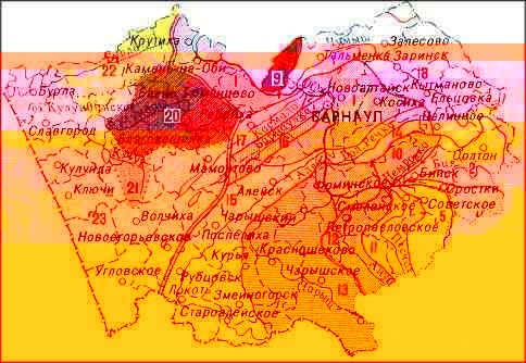 Алтай река катунь карта