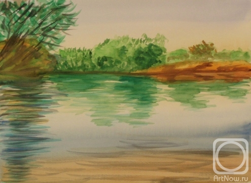 Отражение в воде картины (1)