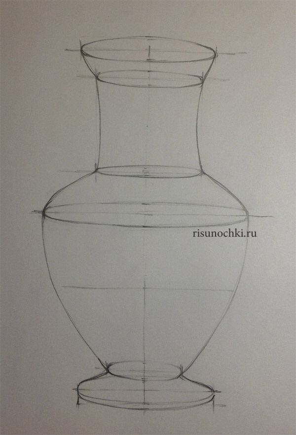 Объемная ваза рисунок
