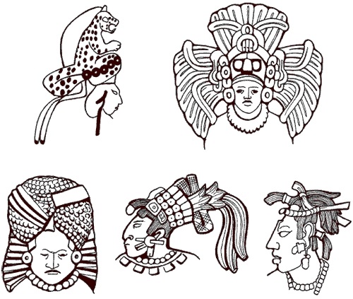 Рисунки Индейцев Майя и Ацтеков 009.