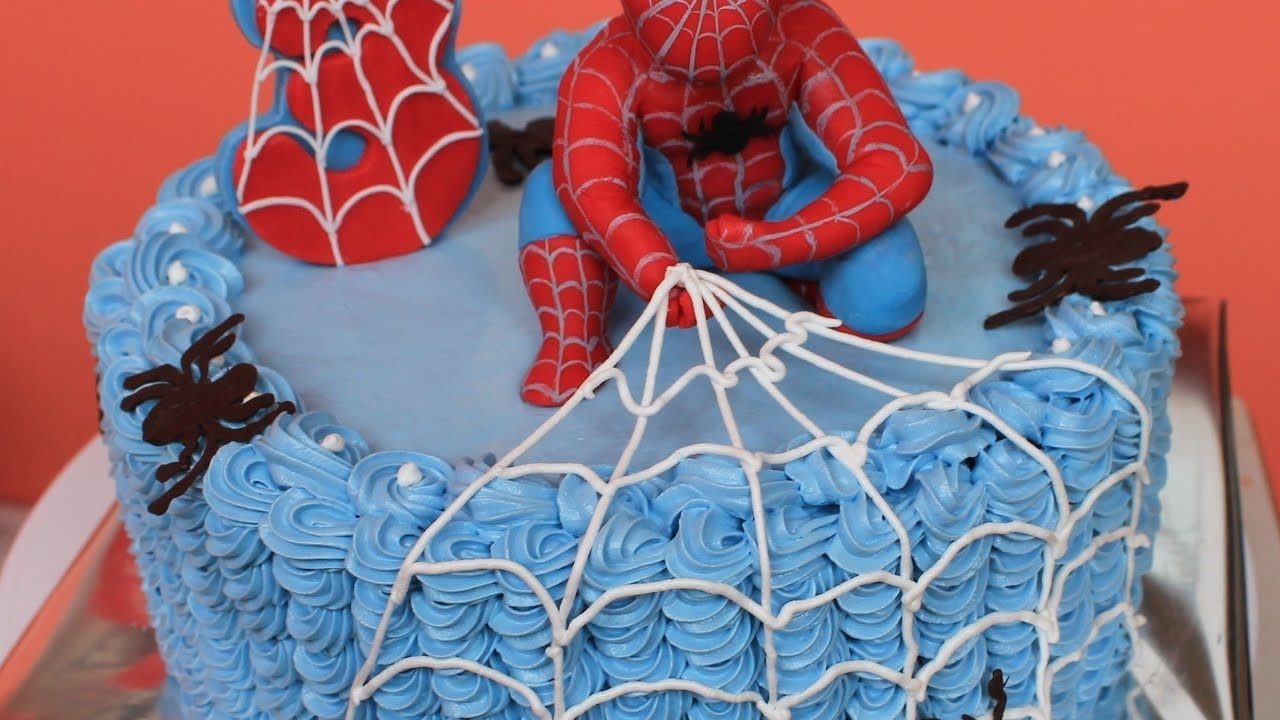 Торт с человеком пауком для мальчика фото