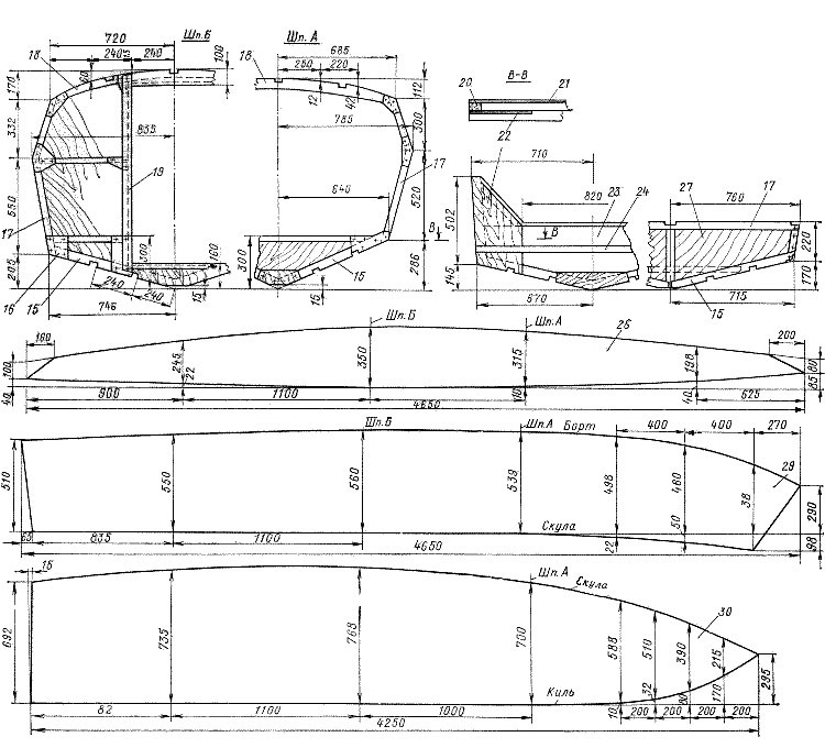 Деревянная лодка чертежи и схемы