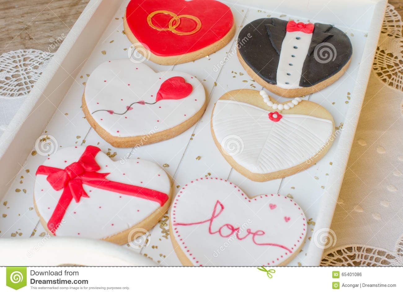 Вкусное печенье на годовщину свадьбы015