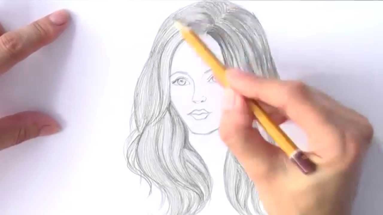 Как нарисовать карандашом двух подруг   рисунки008