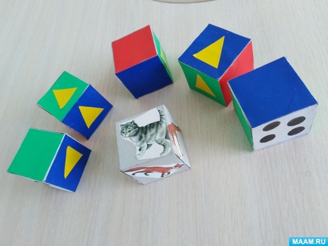 Логопедические игры с кубиками 011