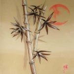 Рисунки бамбука в японском стиле019