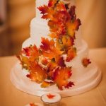 Свадебный торт в осеннем стиле фото 021