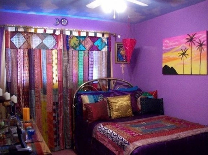 Спальня фото в индийском стиле 010
