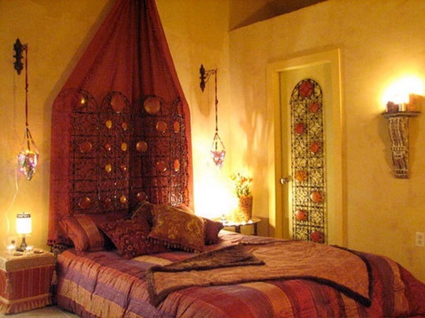 Спальня фото в индийском стиле 016