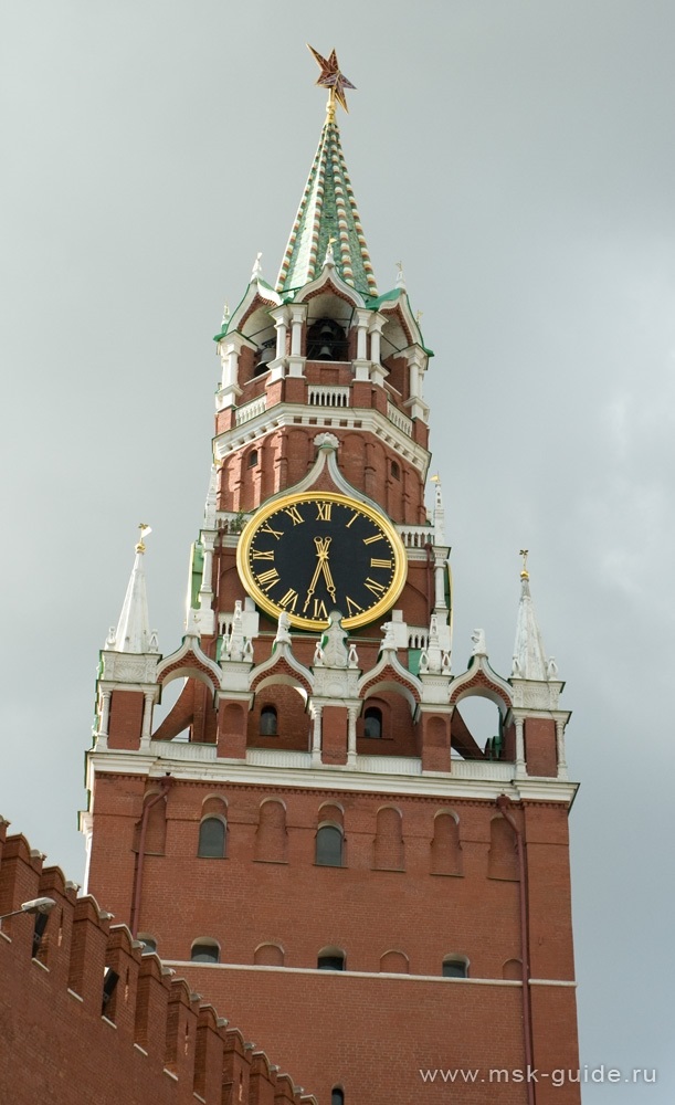 Часы кремлевские рисунок 004