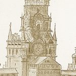 Часы кремлевские рисунок (21 шт)