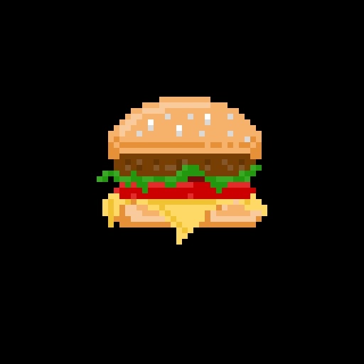 арт бургер пиксель 001