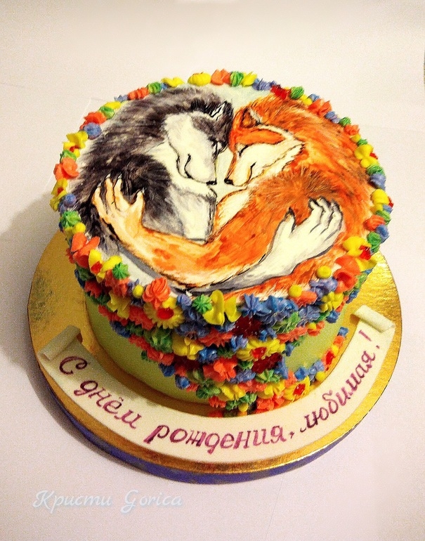 Красивые картинки торт в виде волка004