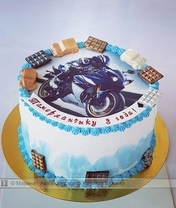 Красивые картинки торт для мотоциклиста фото002