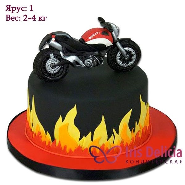 Красивые картинки торт для мотоциклиста фото003