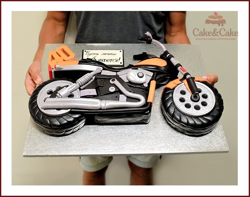 Красивые картинки торт для мотоциклиста фото008
