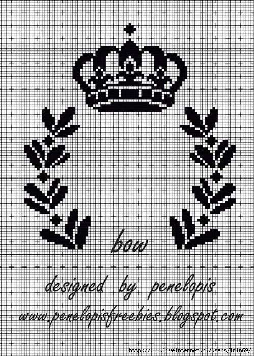 Схема корона вышивка картинки001