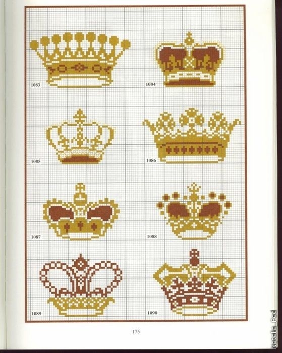 Схема корона вышивка картинки005