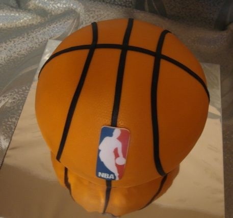 Фото баскетбольный мяч торт из крема018