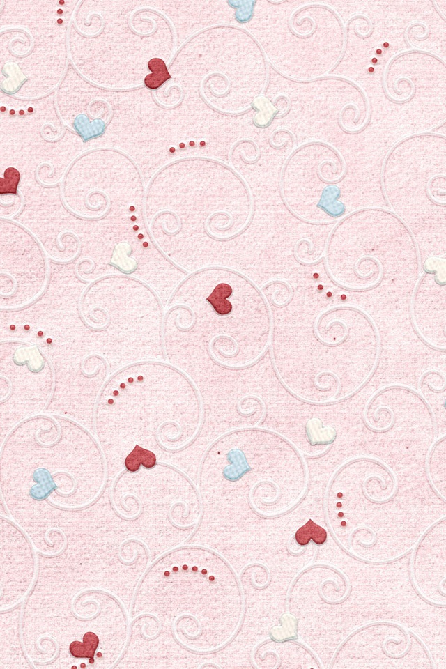Розовые заставки на айфон 012