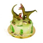 Тортик с динозаврами 030