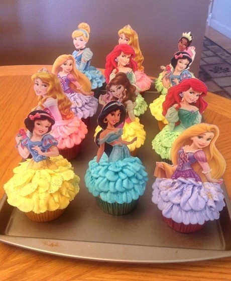Тортики с принцессами 012