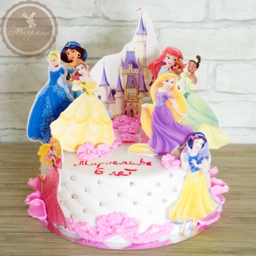 Тортики с принцессами 022