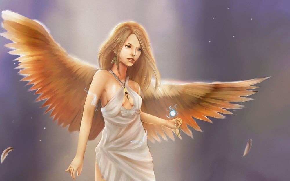 Арты ангел девушка 017