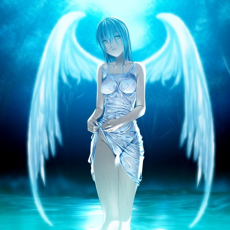 Арты ангел девушка 023
