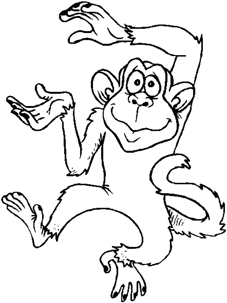 Рисунки обезьянки 011