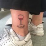 Красивые татуировки вина 030