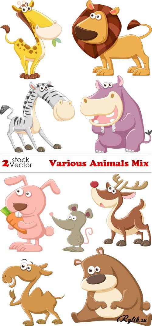 Милые рисунки животных для детей 029