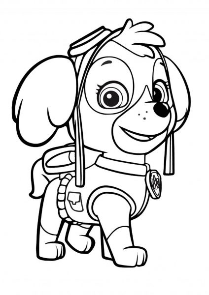 Картинки для срисовки щенячий патруль (12)