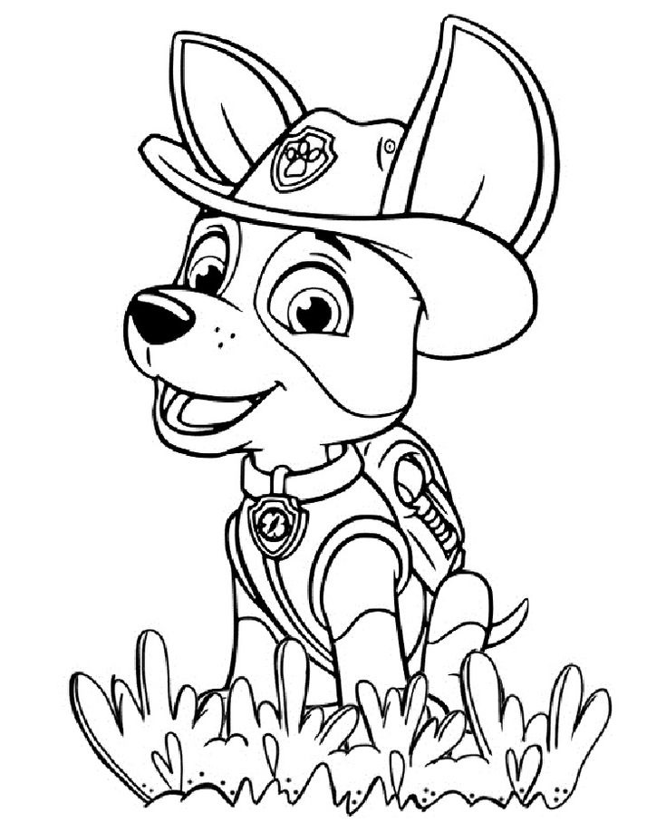 Картинки для срисовки щенячий патруль (17)