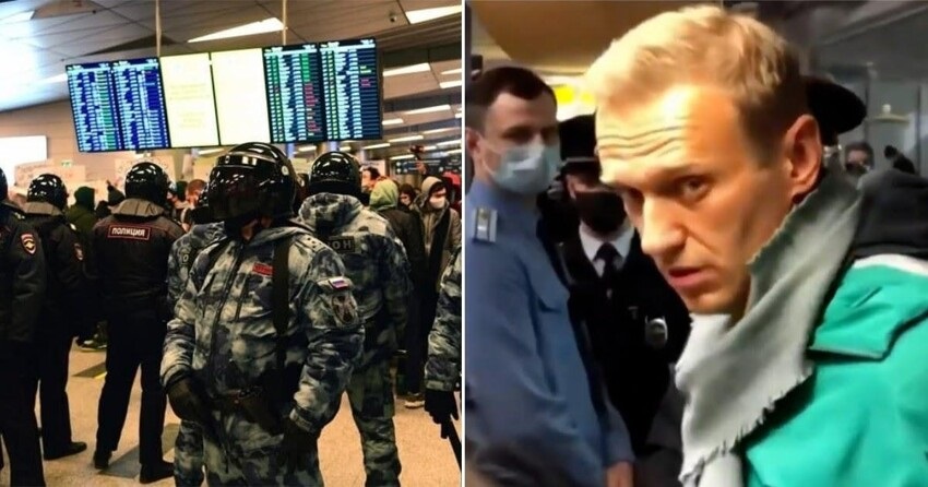 Задержание Навального фото Шокирующие 05