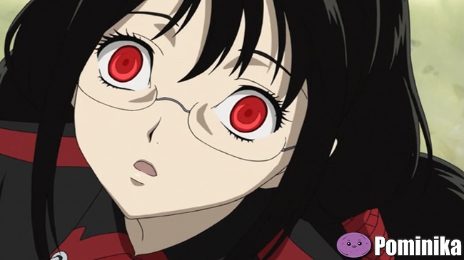 Фото красные глаза аниме