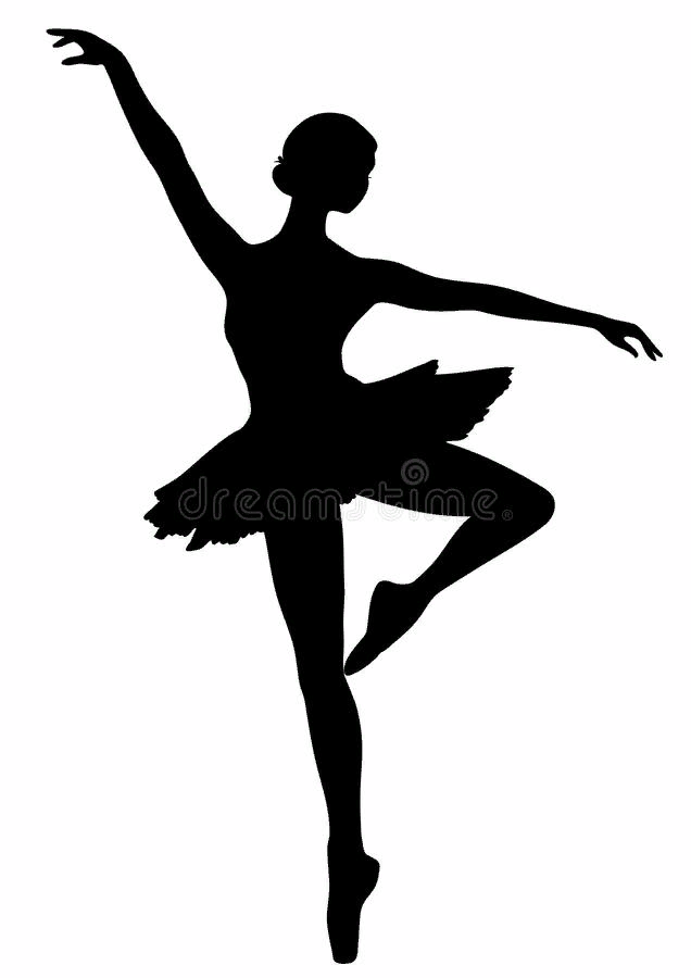 Картинки балерины для срисовки (1)