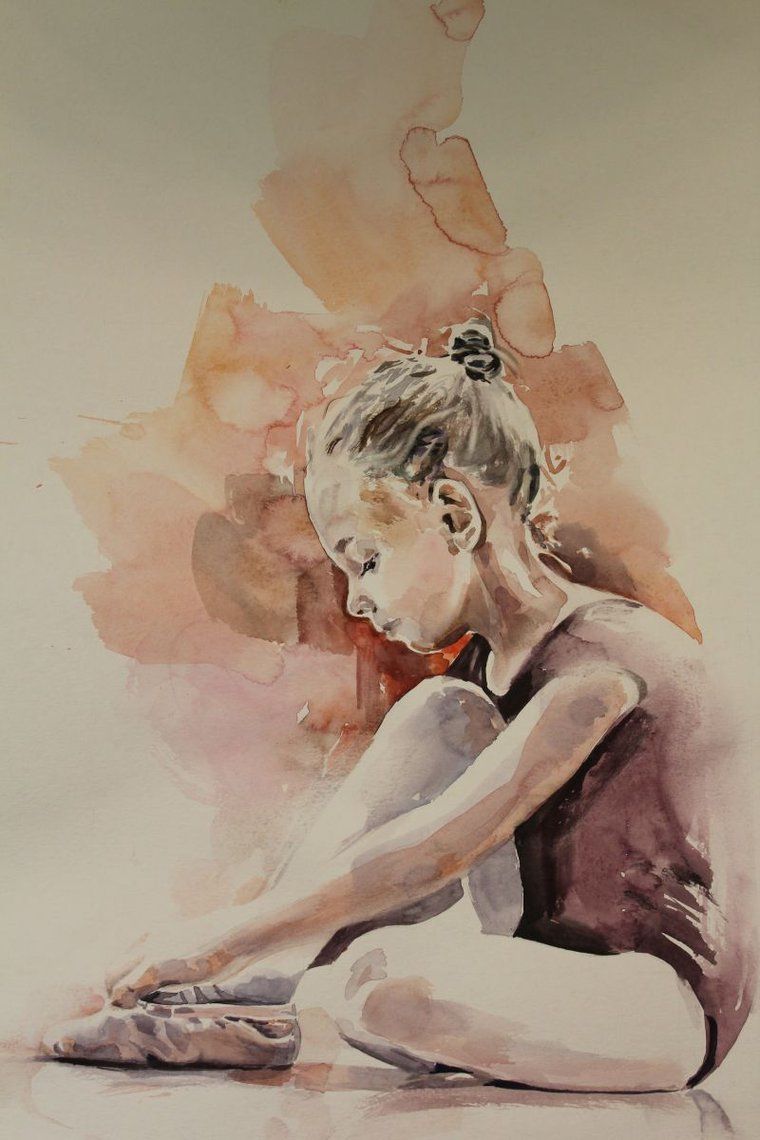 Картинки балерины для срисовки (24)