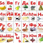 Обучающие картинки для детей Альфавит 31