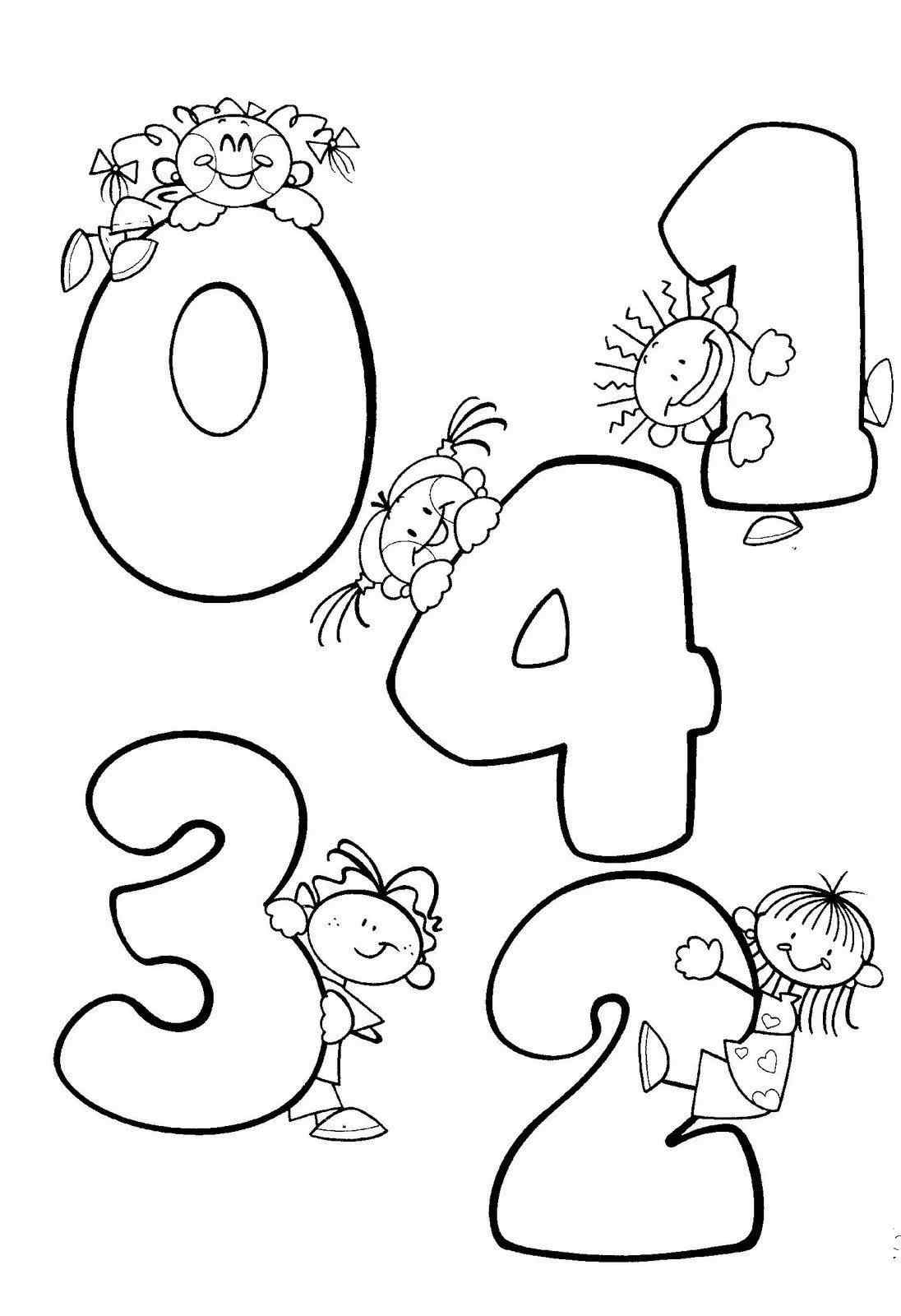 Прикольные рисунки цифр для детей 23
