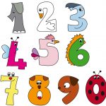 Прикольные рисунки цифр для детей 35